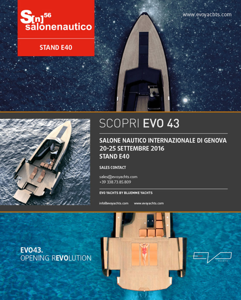 evo al salone nautico di genova