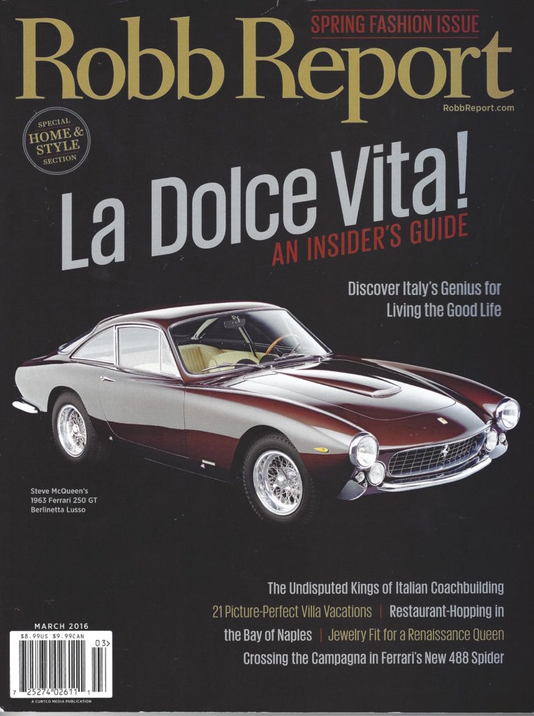 Robb Report la dolce vita